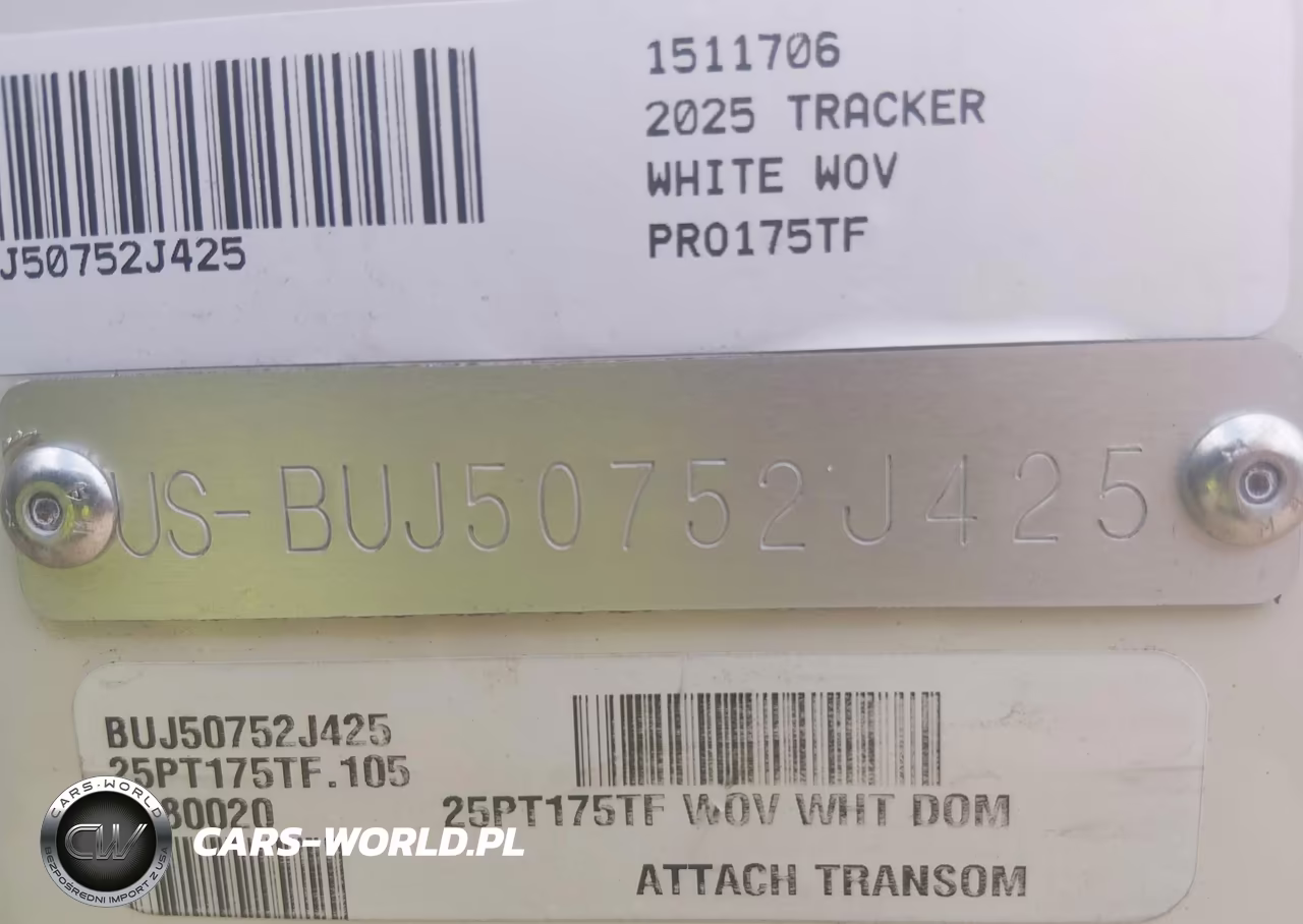 2025 Tracker Other VIN:BUJ50752J425 - 9