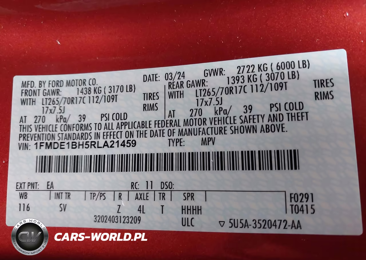 2024 Ford Bronco Black Diamond VIN:1FMDE1BH5RLA21459 - 9