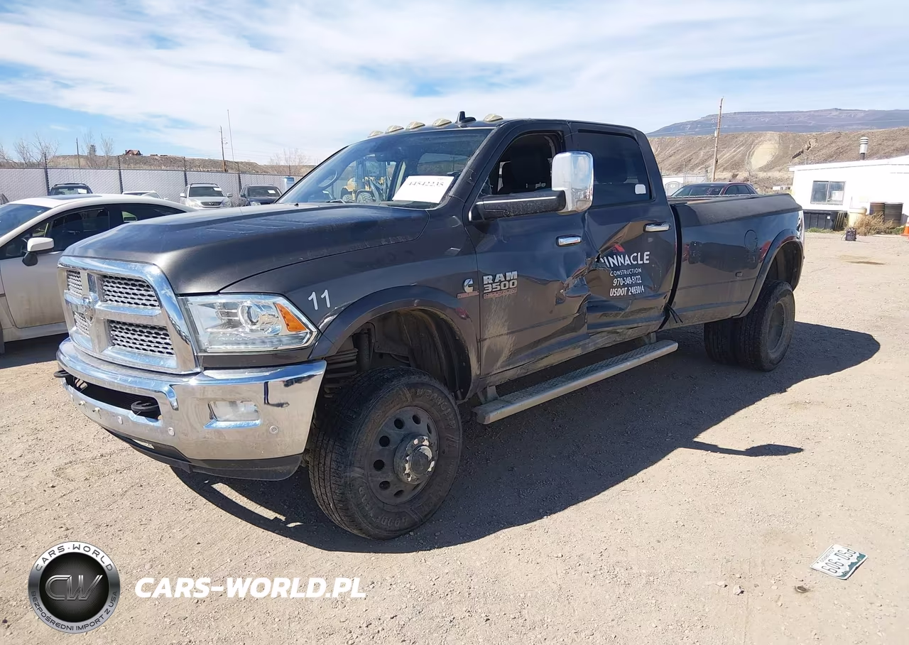 2017 Ram 3500 Laramie 4X4 8' Box VIN:3C63RRJL0HG546361 - 2