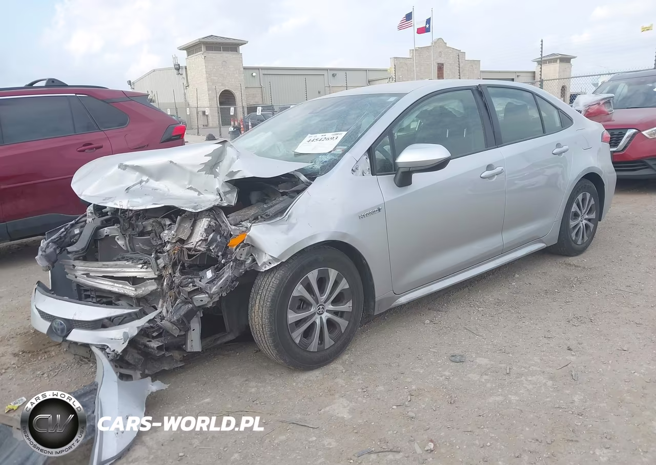 2021 Toyota Corolla Hybrid Le VIN:JTDEAMDE0MJ030163 - 2
