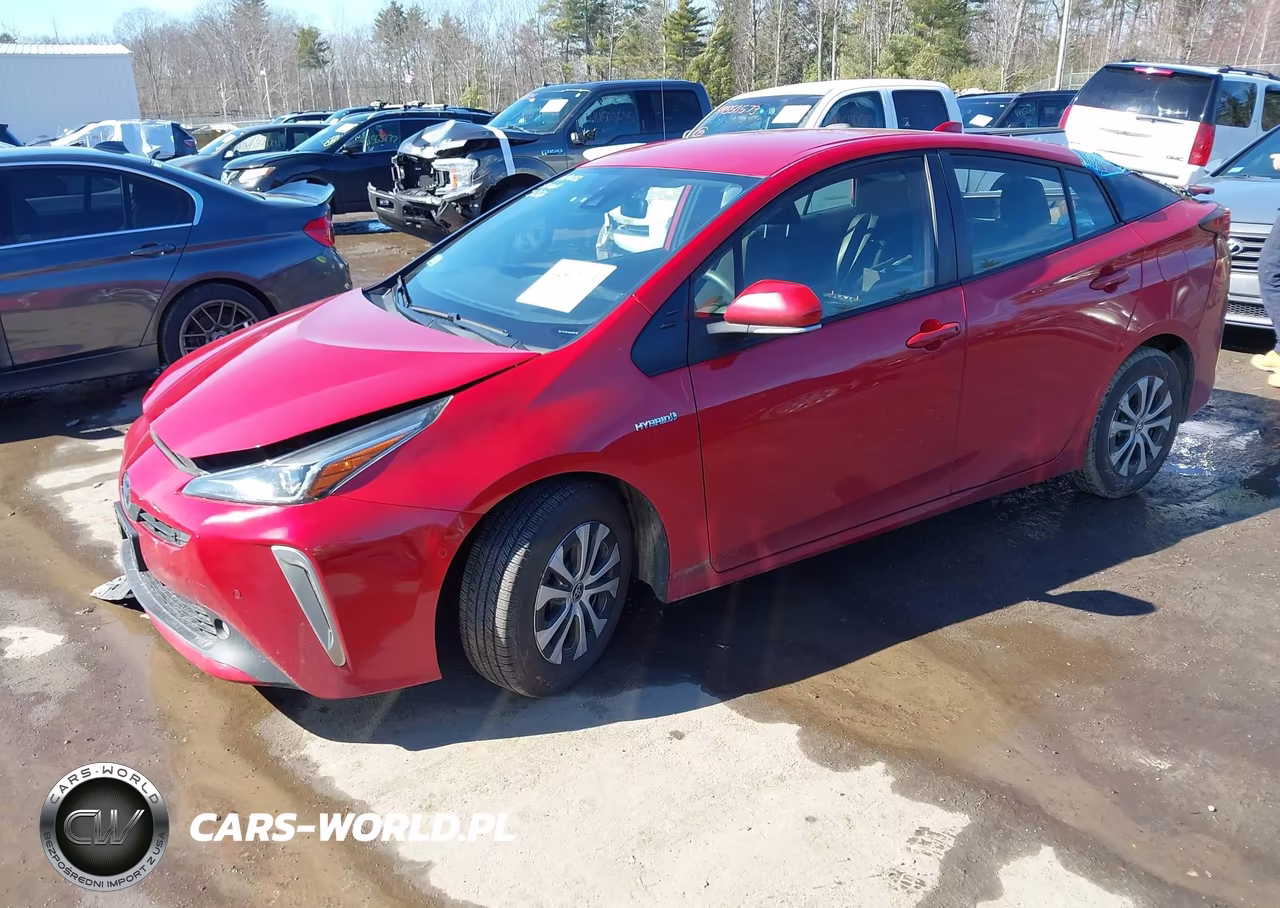 2021 Toyota Prius Le Awd-E VIN:JTDL9MFUXM3023892 - 2