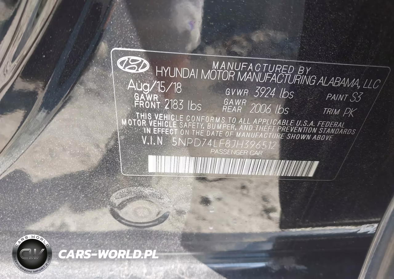 2018 Hyundai Elantra Se VIN:5NPD74LF8JH396512 - 9