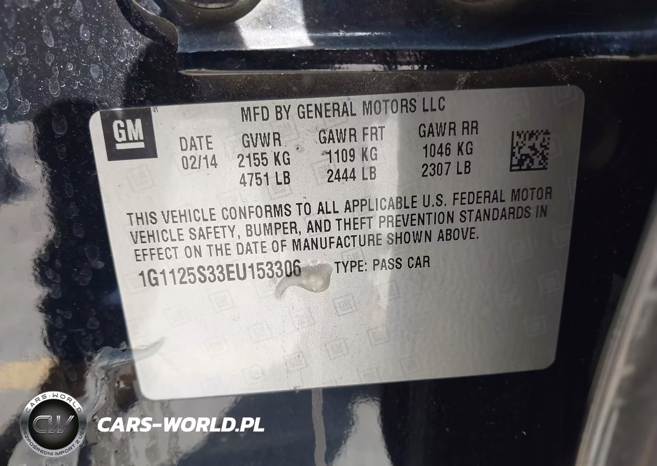 2014 Chevrolet Impala 2Lt VIN:1G1125S33EU153306 - 9
