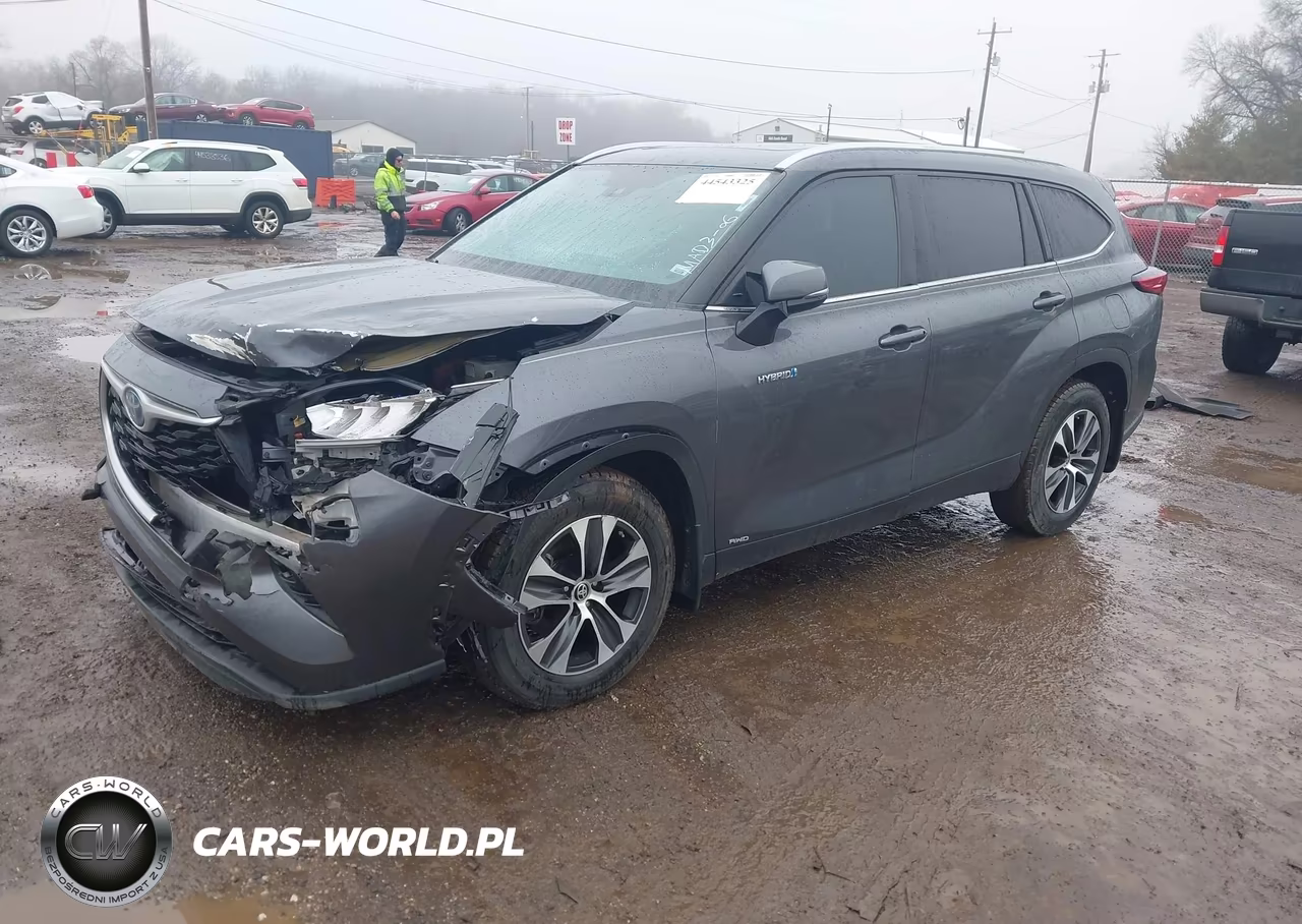 2020 Toyota Highlander Hybrid Xle VIN:5TDGBRCH9LS513473 - 2