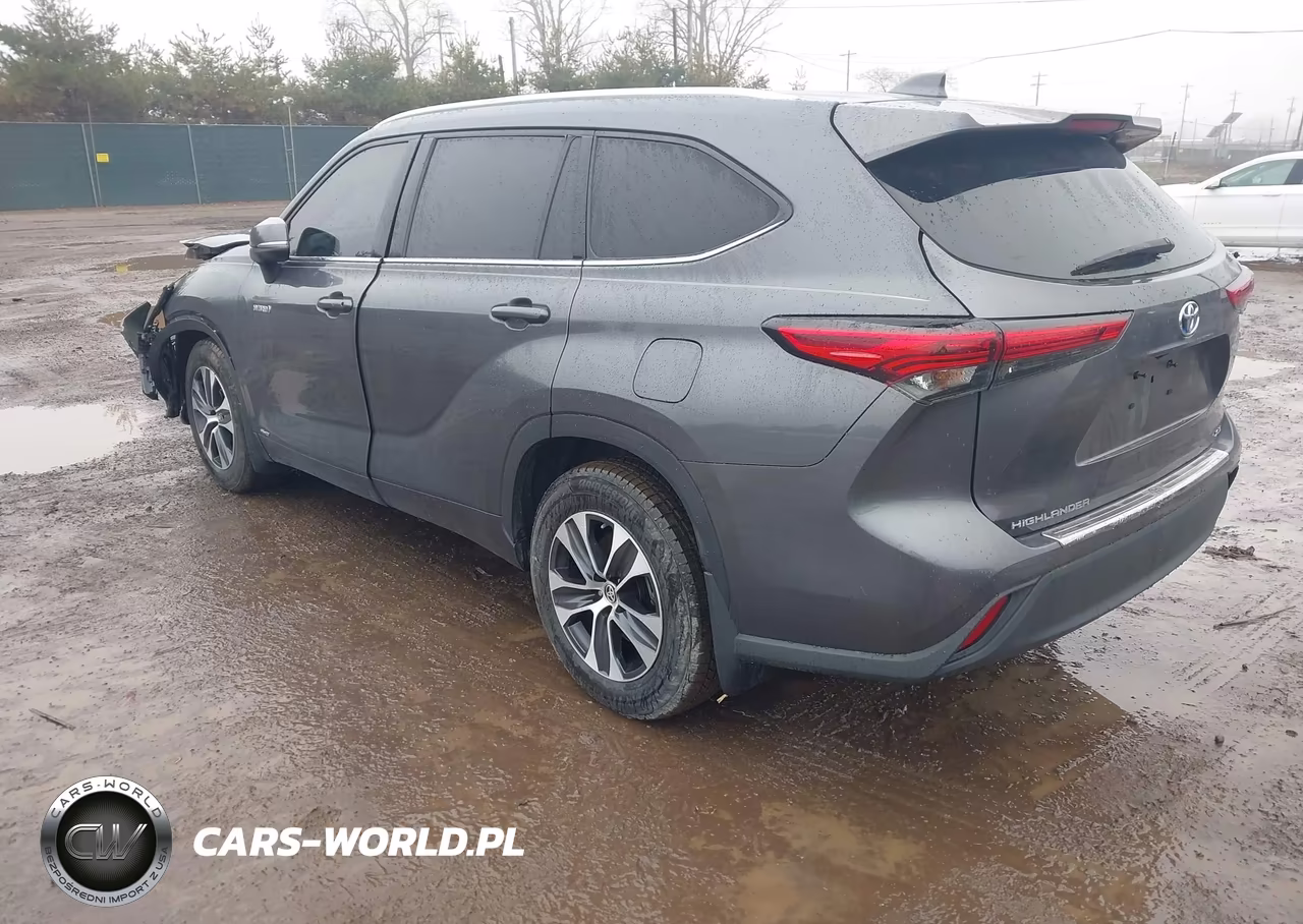 2020 Toyota Highlander Hybrid Xle VIN:5TDGBRCH9LS513473 - 3
