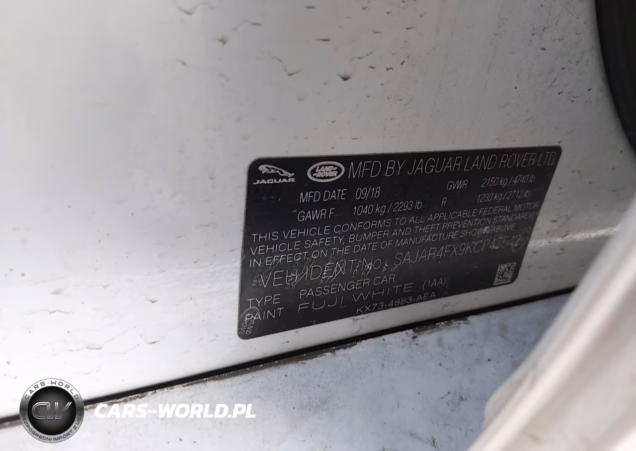 2019 Jaguar Xe 25T VIN:SAJAR4FX9KCP47542 - 9