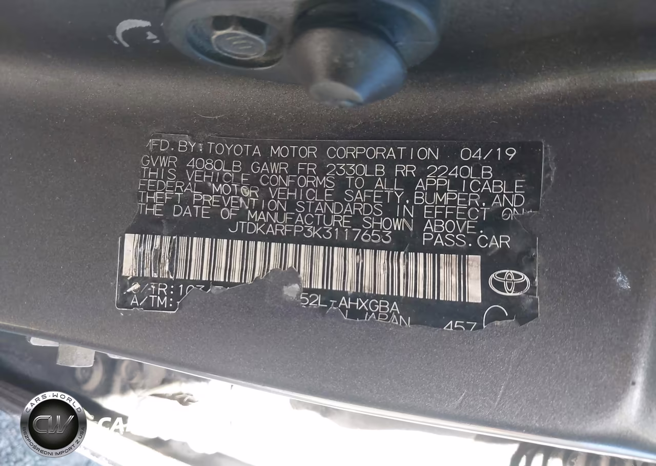 2019 Toyota Prius Prime Premium VIN:JTDKARFP3K3117653 - 9