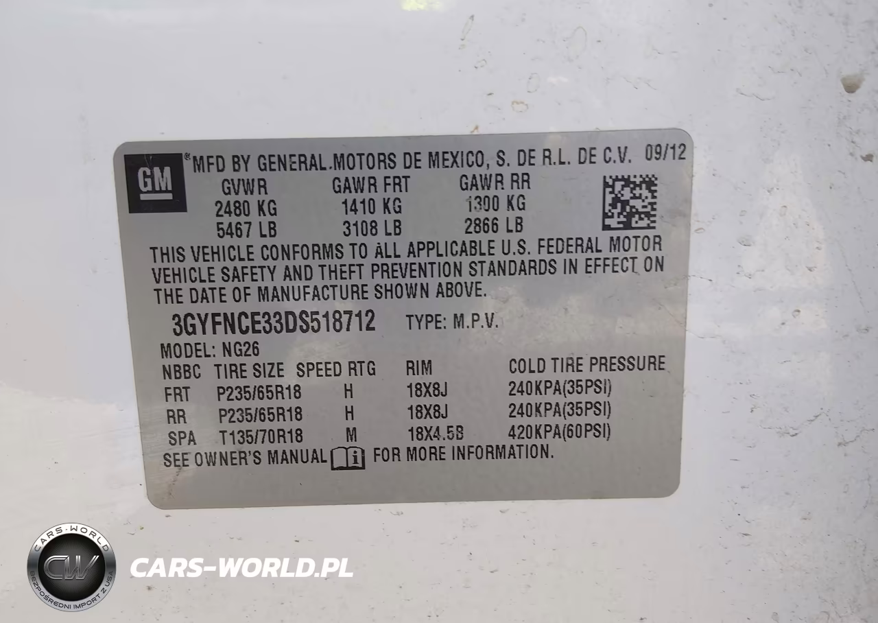 2013 Cadillac Srx Luxury Collection VIN:3GYFNCE33DS518712 - 9