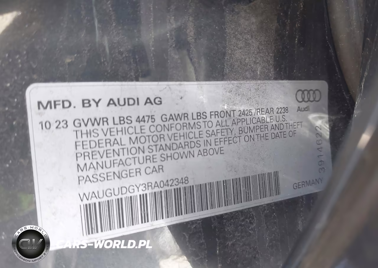 2024 Audi A3 Premium 40 Tfsi Quattro S Tronic VIN:WAUGUDGY3RA042348 - 9