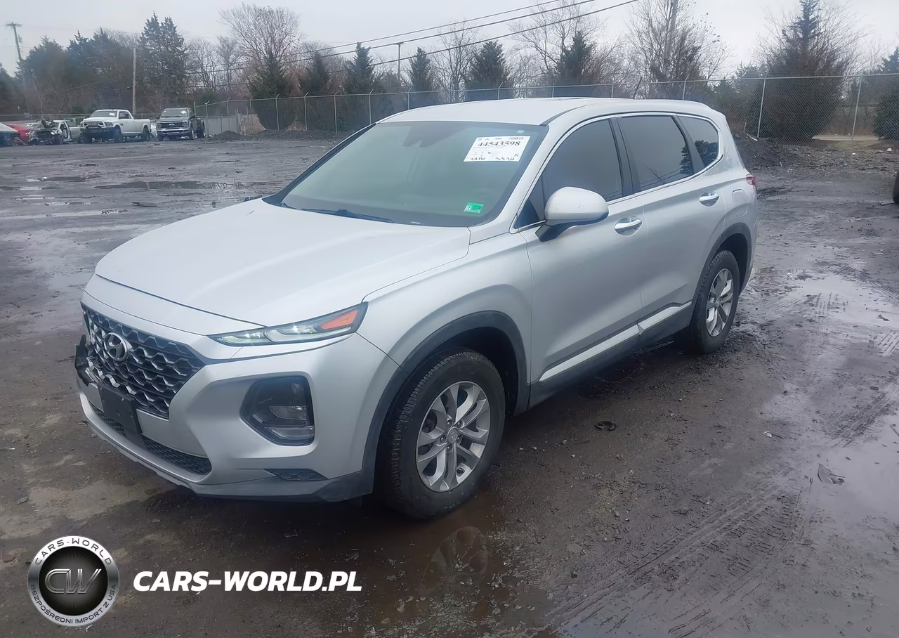 2019 Hyundai Santa Fe Se VIN:5NMS2CAD1KH095886 - 2
