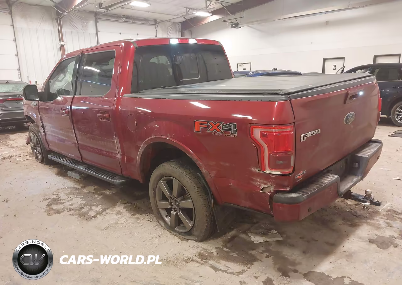 2016 Ford F-150 Lariat VIN:1FTEW1EG7GKE43681 - 3