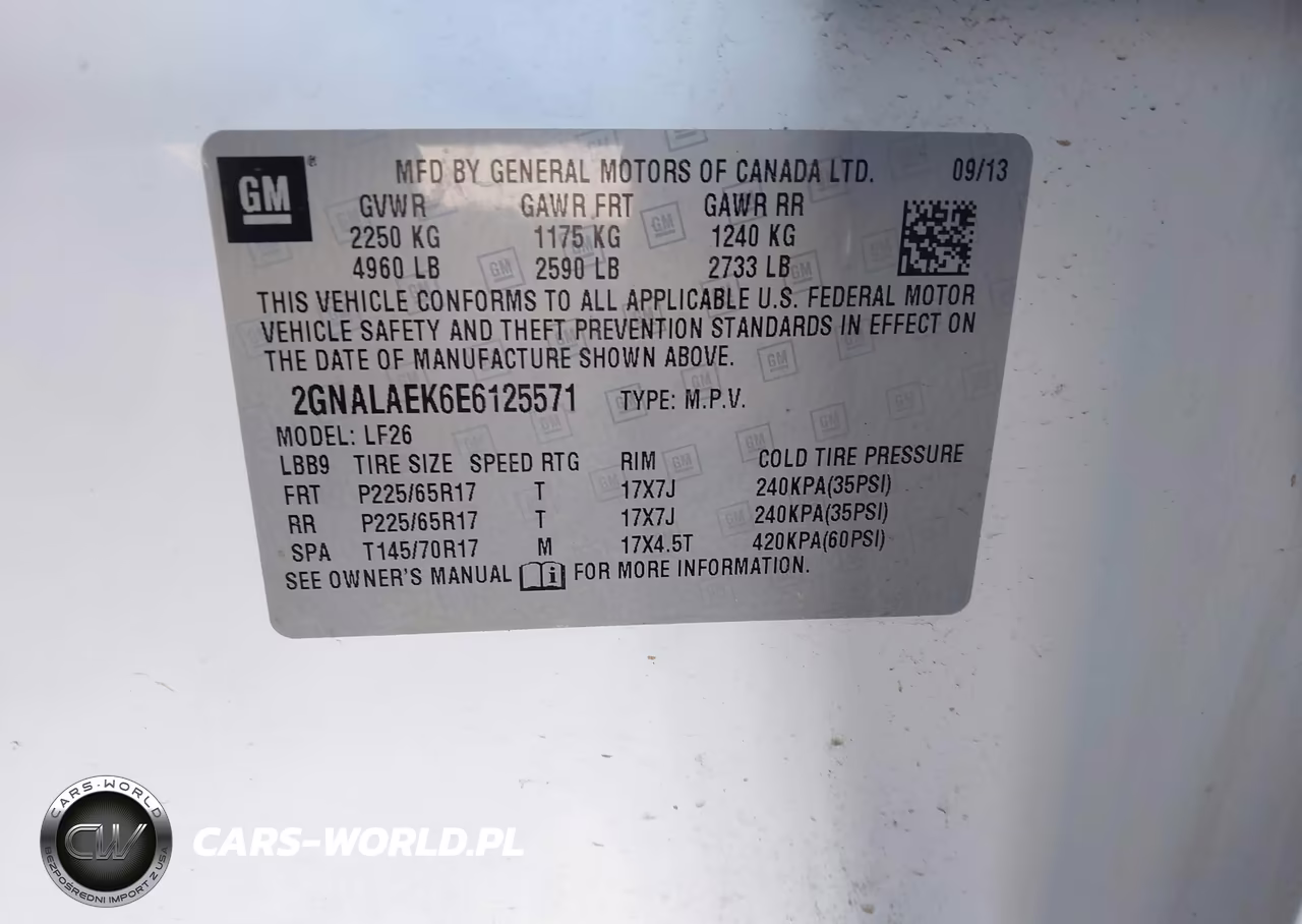 2014 Chevrolet Equinox Ls VIN:2GNALAEK6E6125571 - 9