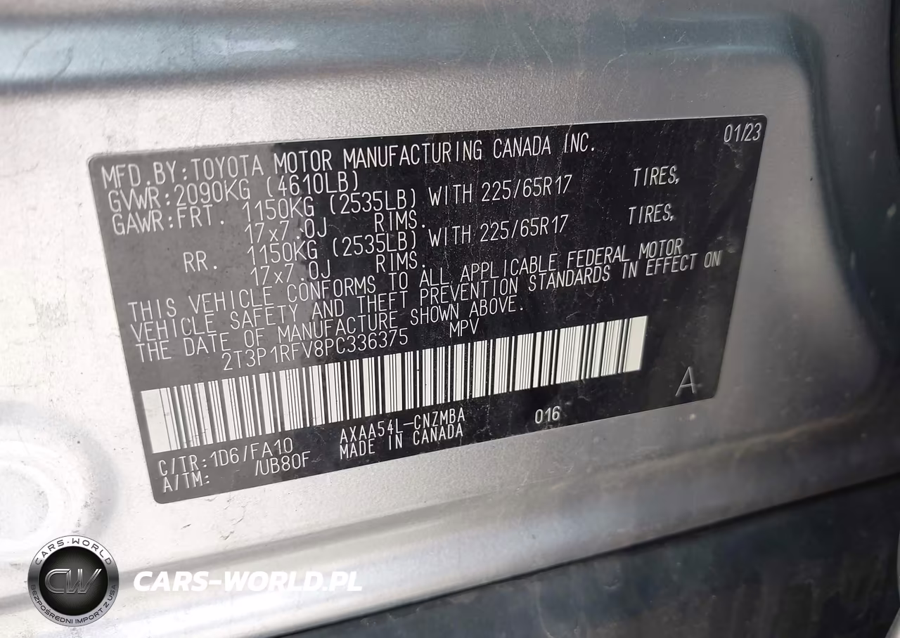 2023 Toyota Rav4 Xle VIN:2T3P1RFV8PC336375 - 9