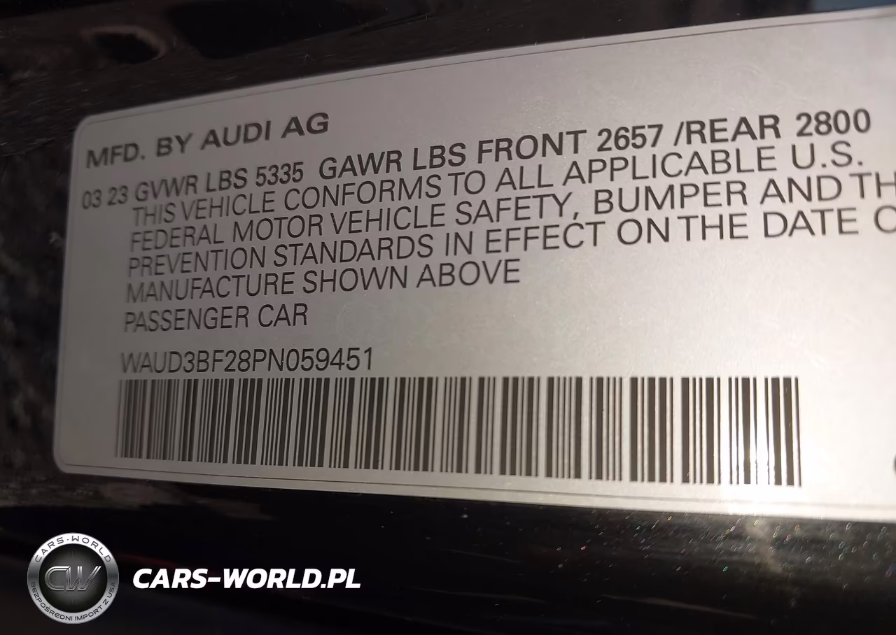 2023 Audi A6 Premium 45 Tfsi Quattro S Tronic VIN:WAUD3BF28PN059451 - 9