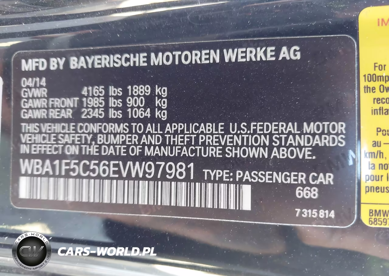 2014 BMW 228I VIN:WBA1F5C56EVW97981 - 9
