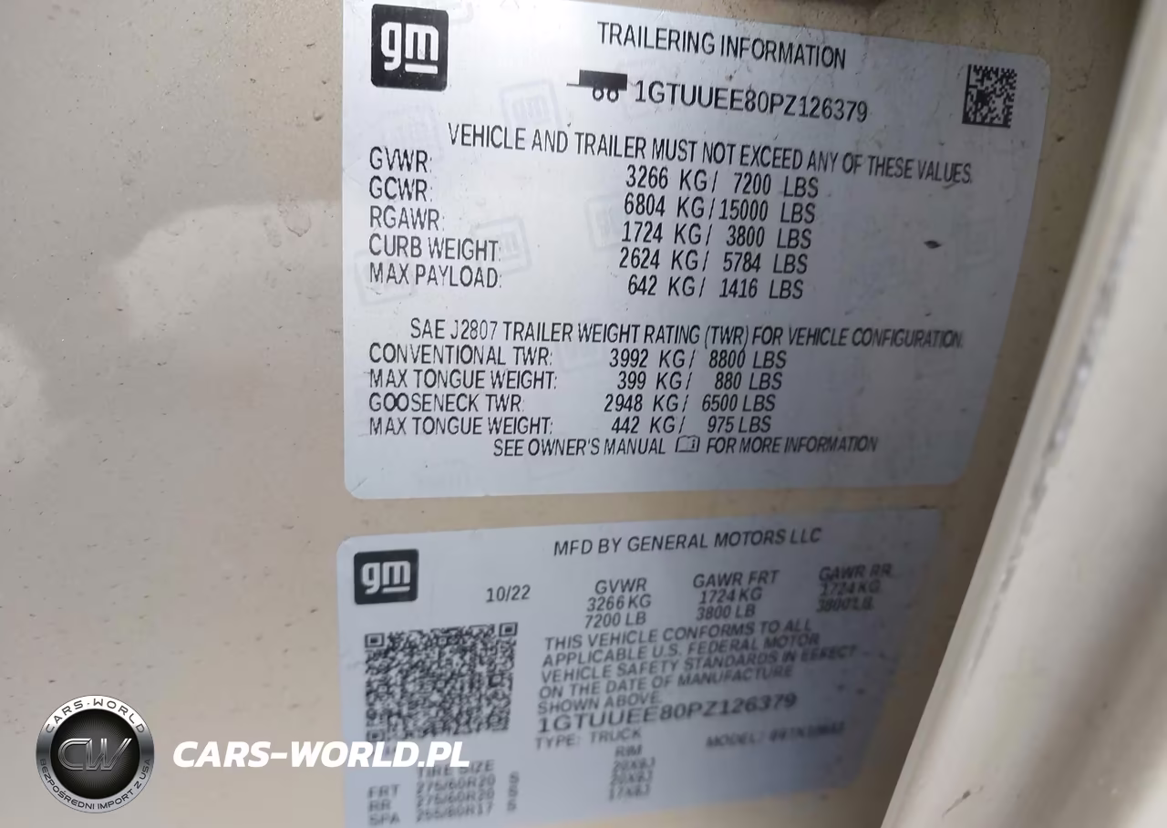 2023 GMC Sierra 1500 VIN:1GTUUEE80PZ126379 - 9