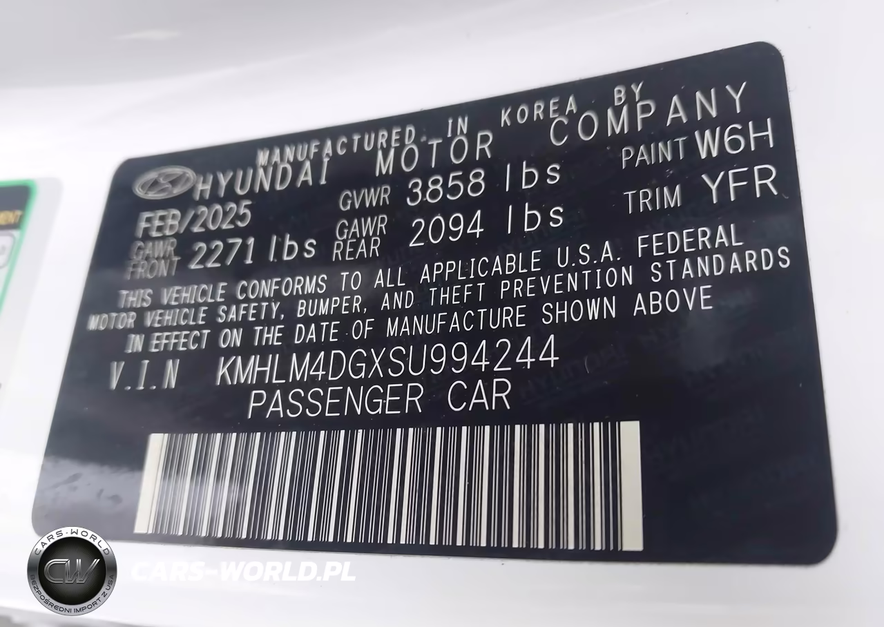 2025 Hyundai Elantra Sel Sport VIN:KMHLM4DGXSU994244 - 9