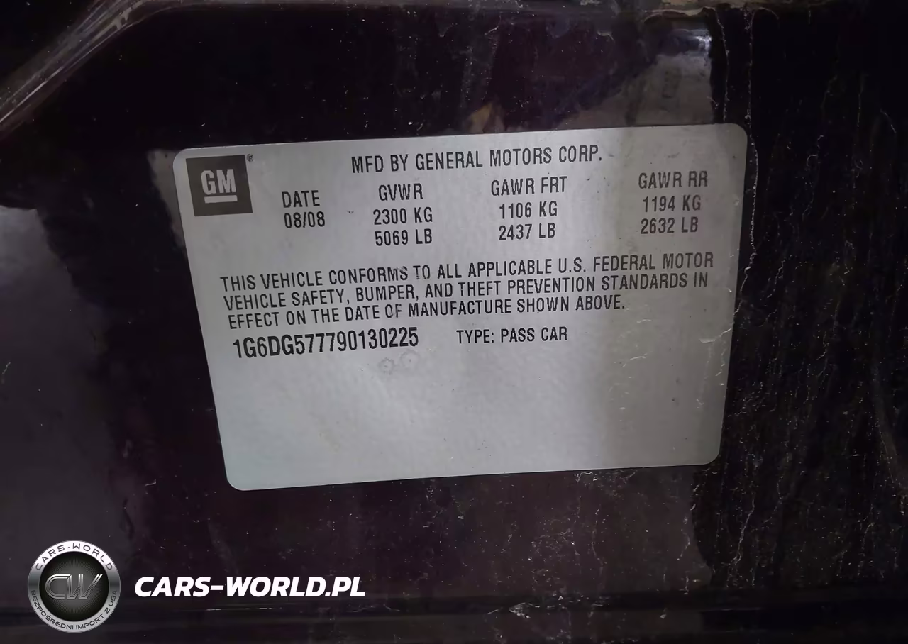 2009 Cadillac Cts Standard VIN:1G6DG577790130225 - 9