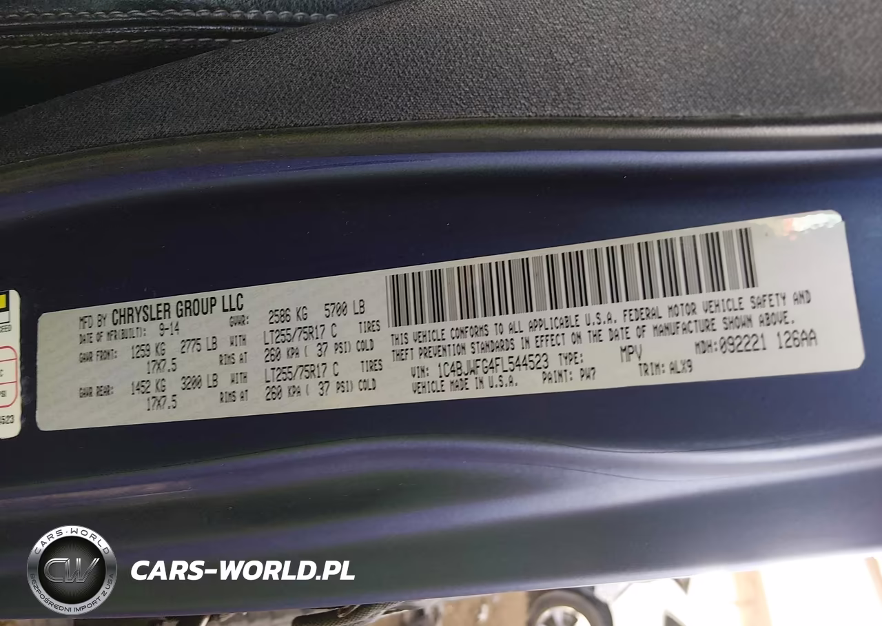 2015 Jeep Wrangler Unlimited Rubicon Hard Rock VIN:1C4BJWFG4FL544523 - 9