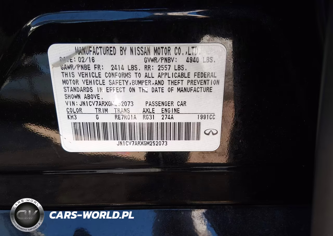 2016 Infiniti Q50 2.0T Premium VIN:JN1CV7ARXGM252073 - 9