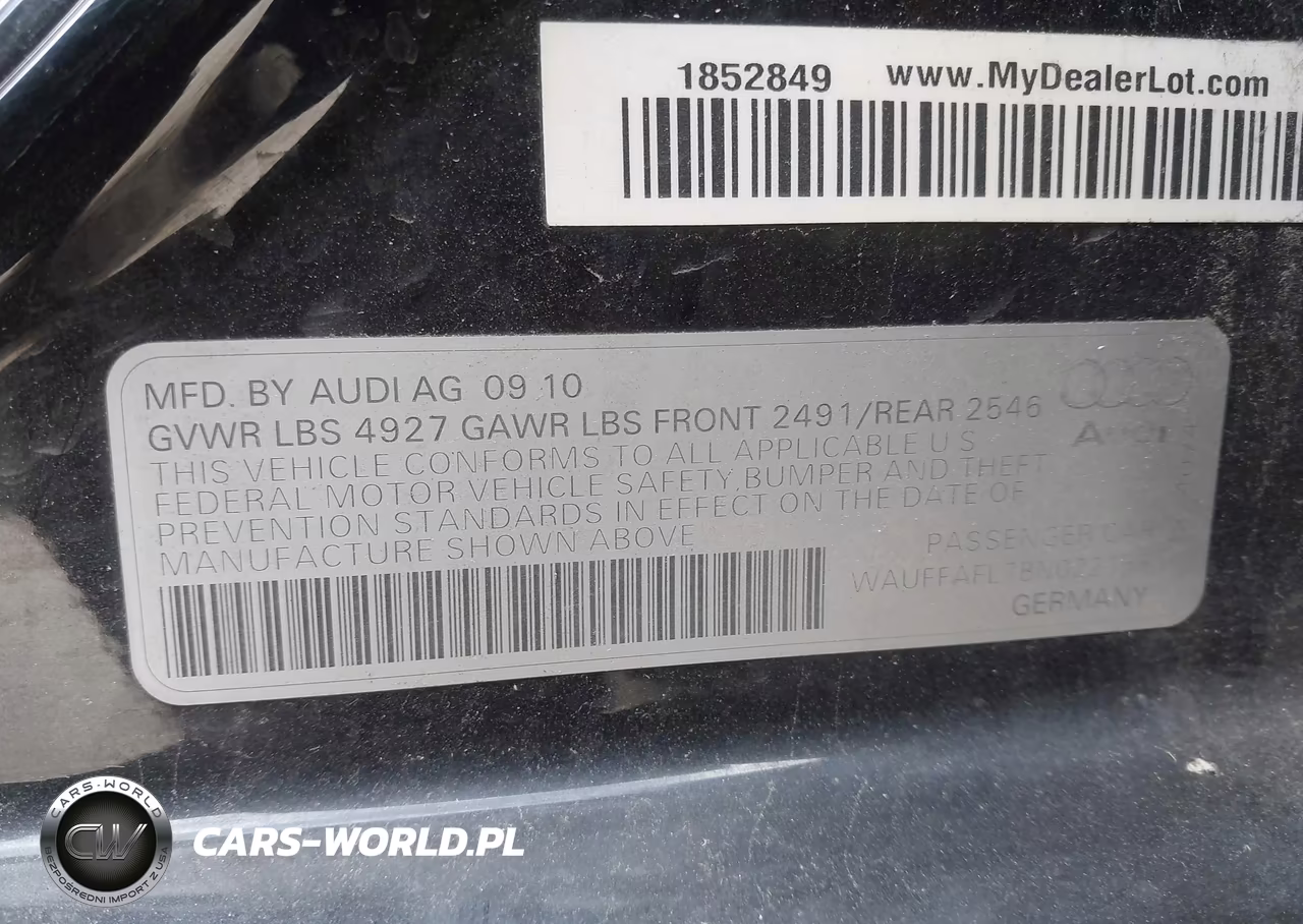 2011 Audi A4 2.0T Premium VIN:WAUFFAFL7BN022158 - 9