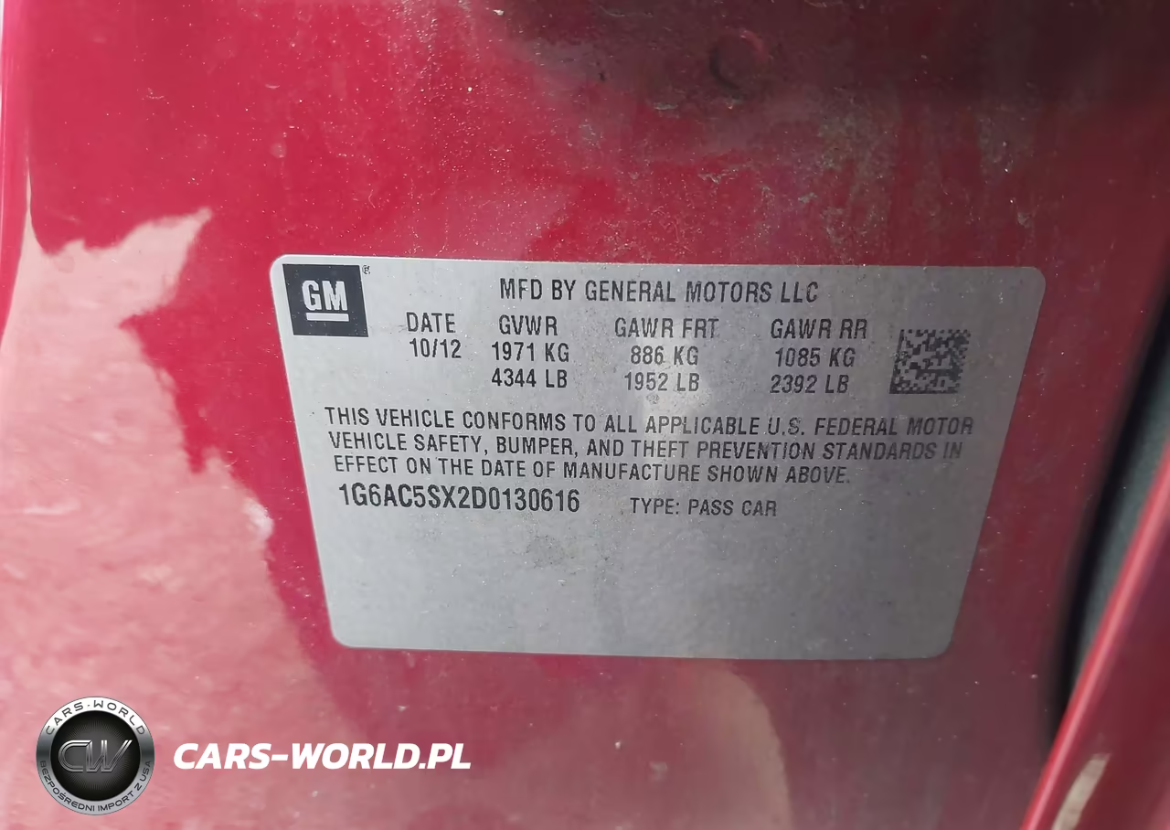 2013 Cadillac Ats Performance VIN:1G6AC5SX2D0130616 - 9