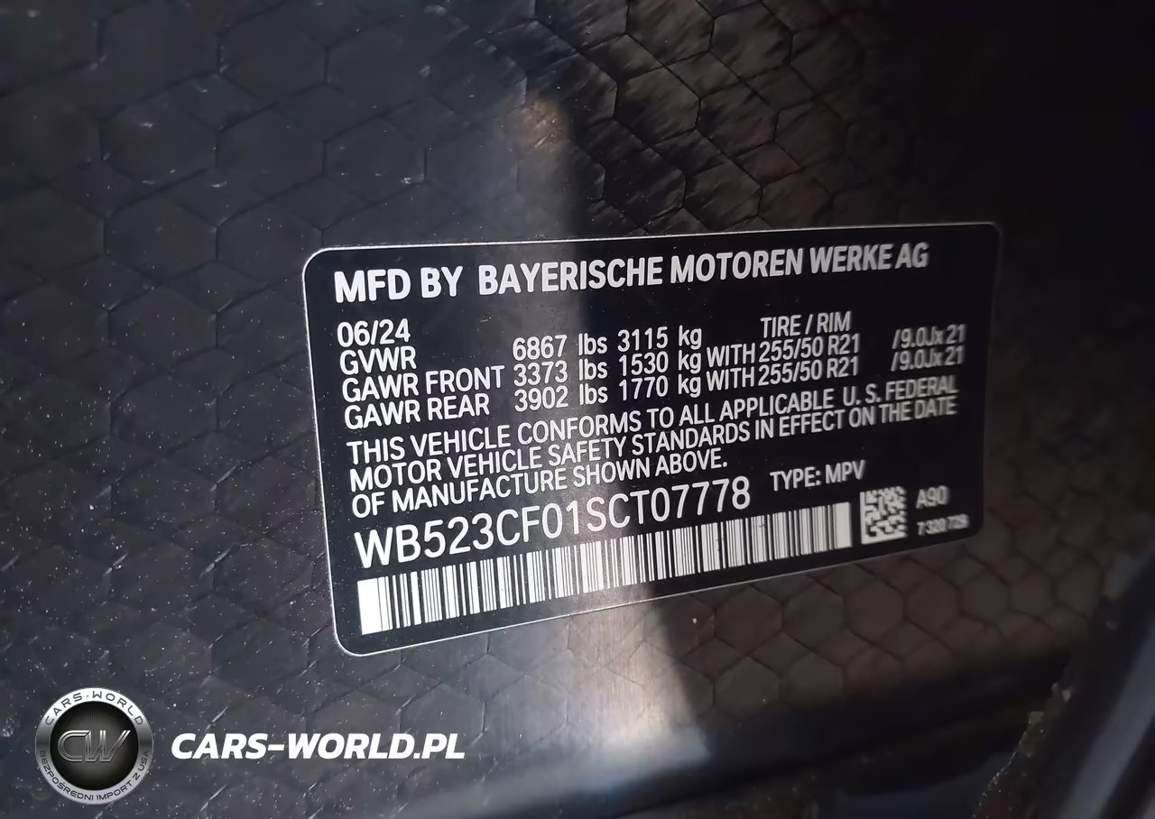 2025 BMW Ix xDrive50 VIN:WB523CF01SCT07778 - 9