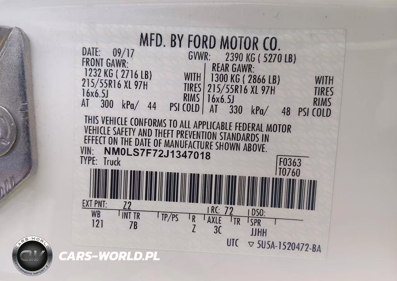2018 Ford Transit Connect Xlt VIN:NM0LS7F72J1347018 - 9