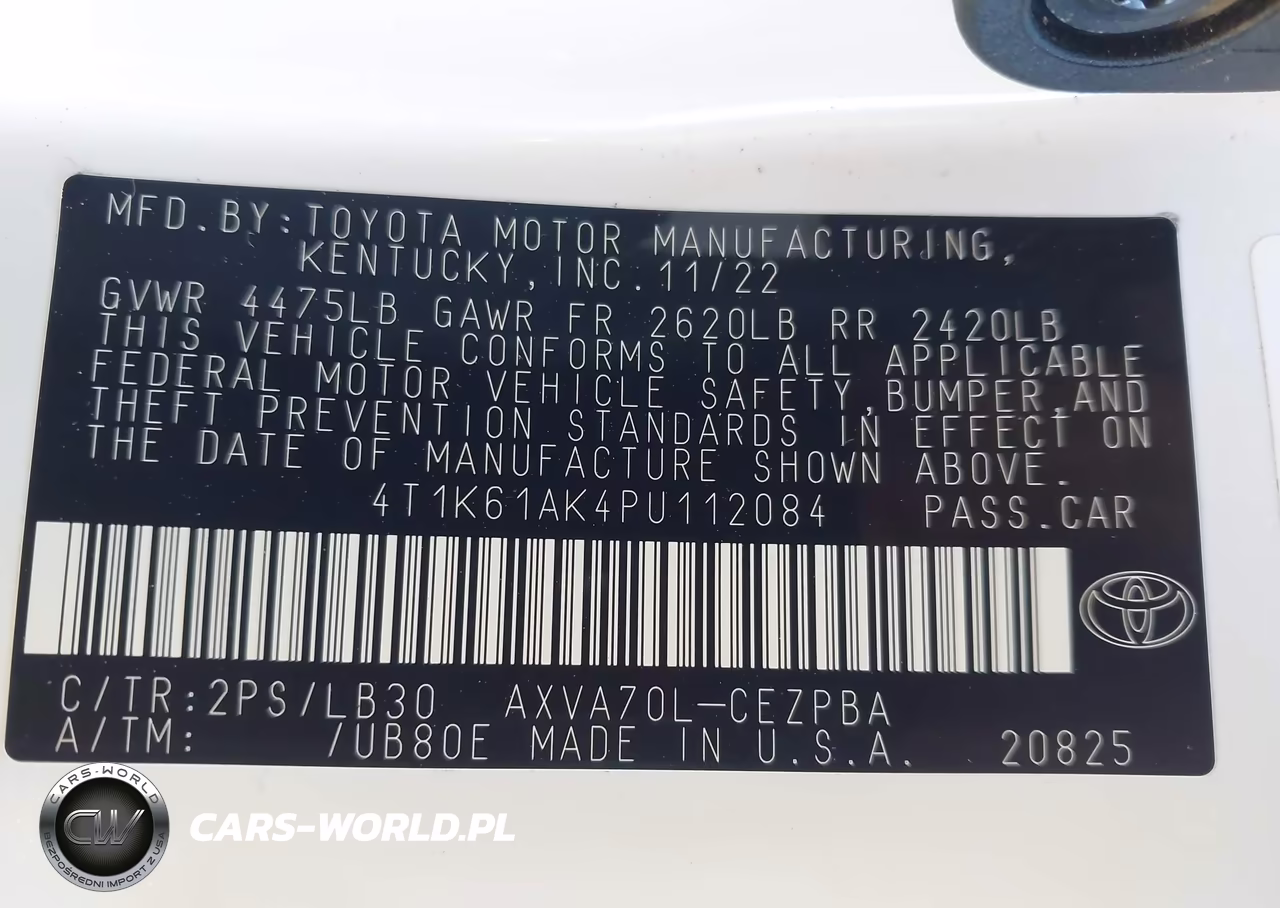 2023 Toyota Camry Xse VIN:4T1K61AK4PU112084 - 9