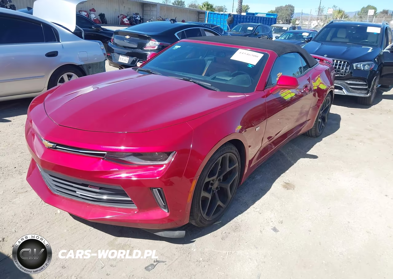 2017 Chevrolet Camaro 2Lt VIN:1G1FD3DS5H0103365 - 2
