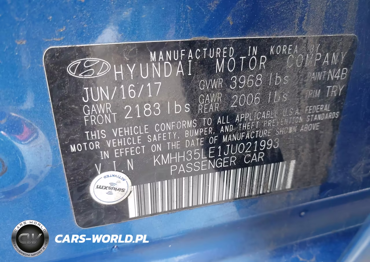 2018 Hyundai Elantra Gt VIN:KMHH35LE1JU021993 - 9
