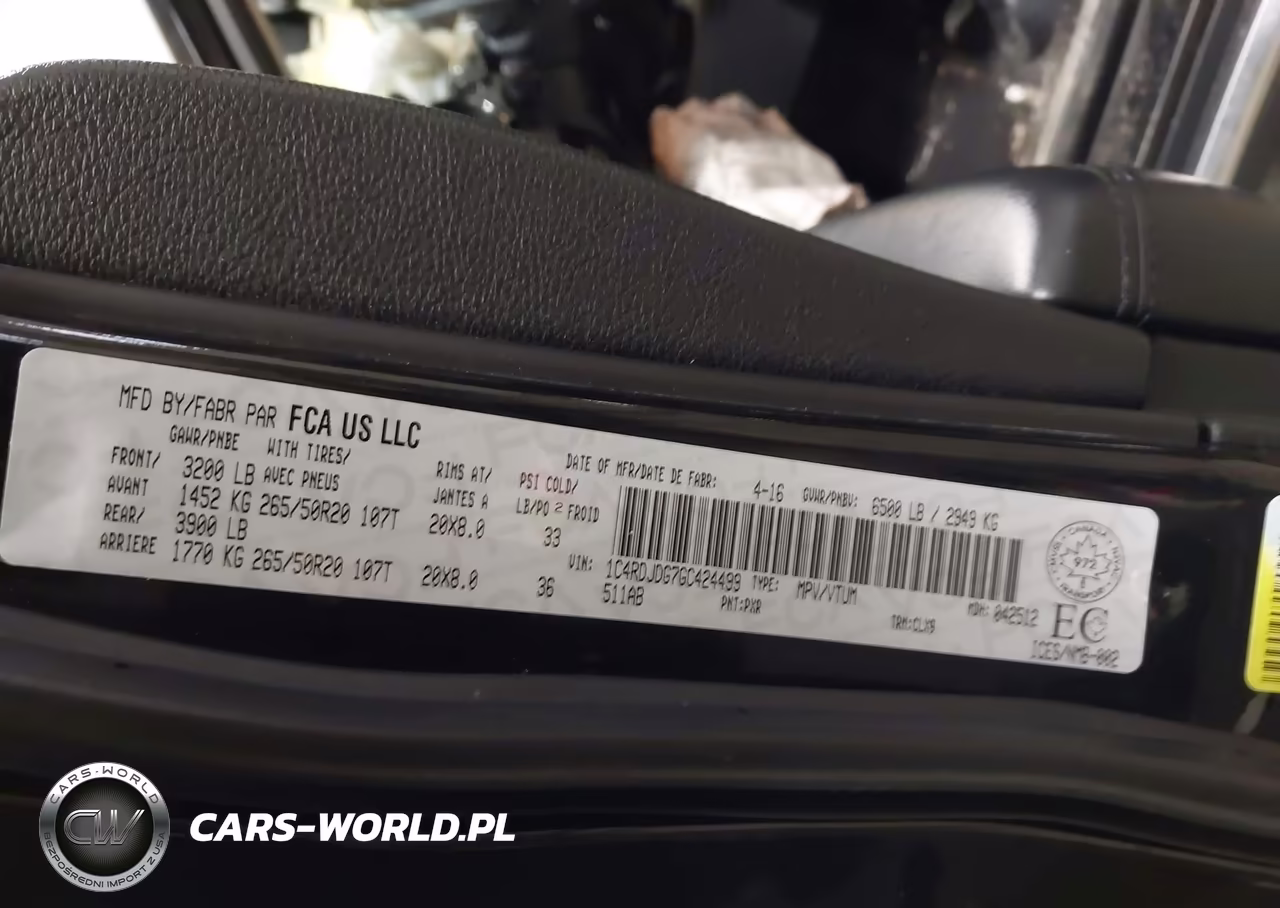2016 Dodge Durango Limited VIN:1C4RDJDG7GC424499 - 9