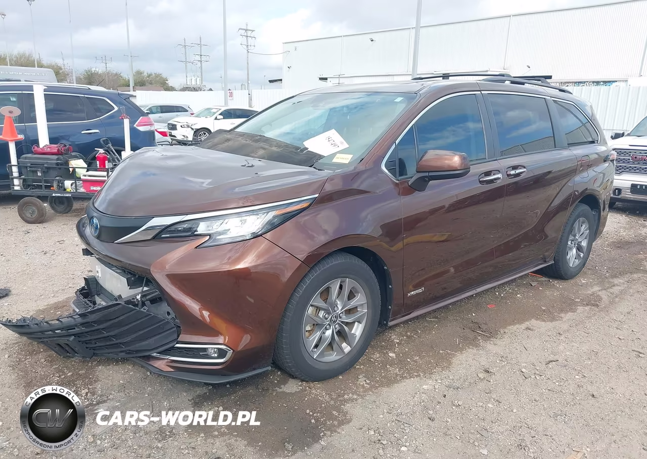 2021 Toyota Sienna Xle VIN:5TDYRKEC2MS064504 - 2