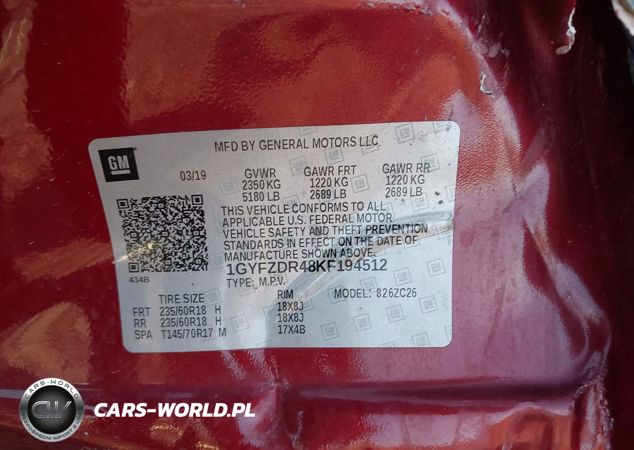 2019 Cadillac Xt4 Premium Luxury VIN:1GYFZDR48KF194512 - 9