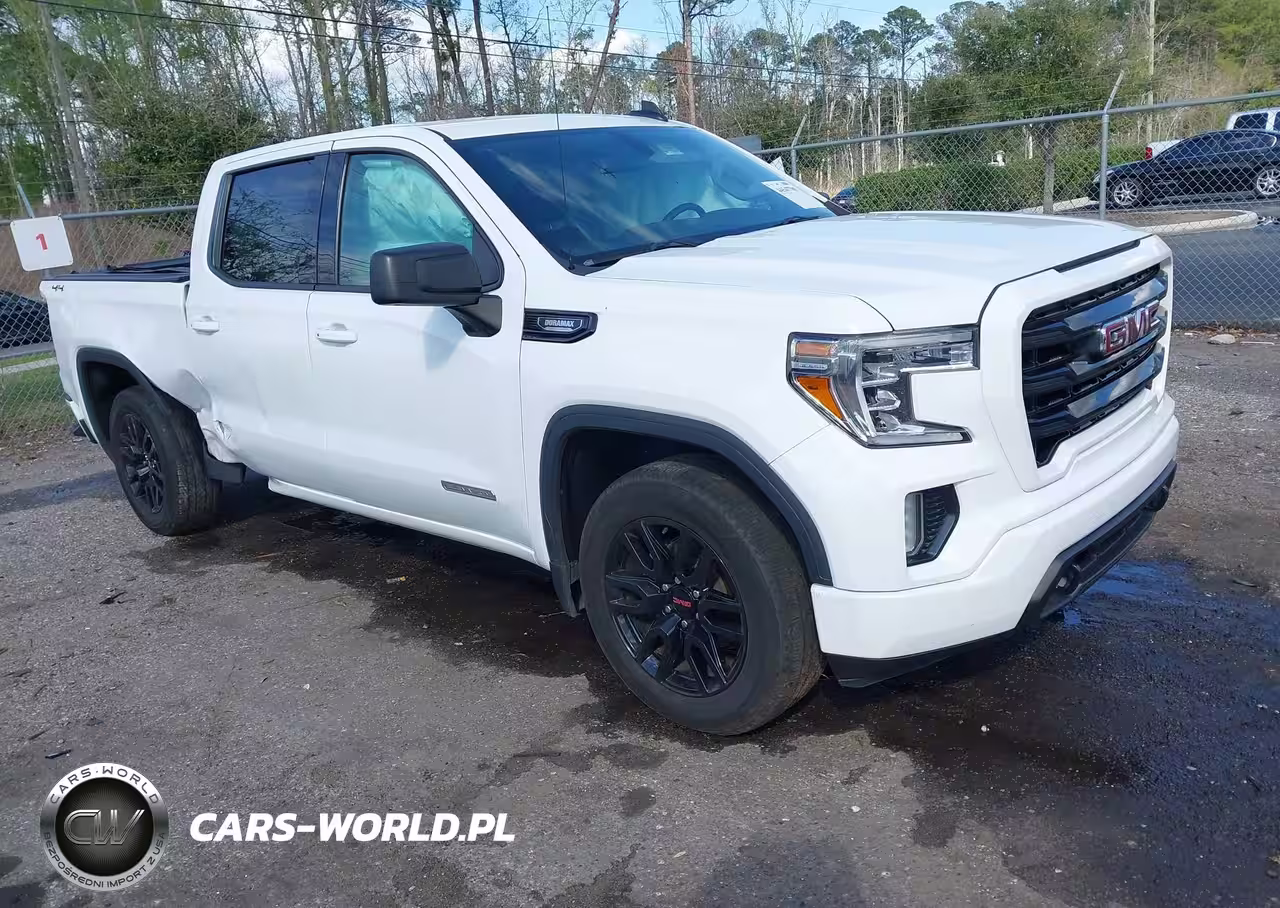 2021 GMC Sierra 1500 4Wd Short Box Elevation