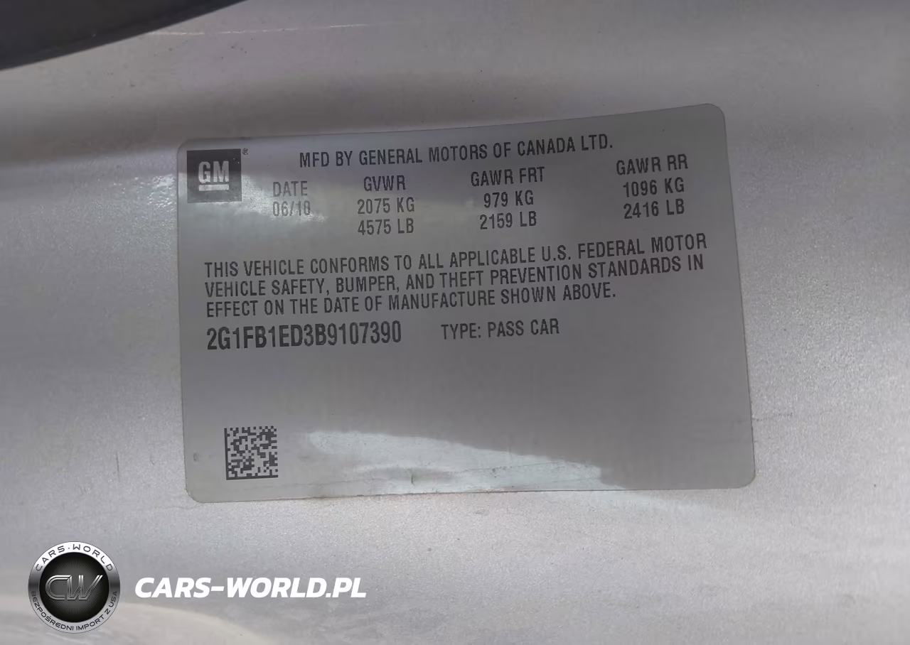 2011 Chevrolet Camaro 1Lt VIN:2G1FB1ED3B9107390 - 9