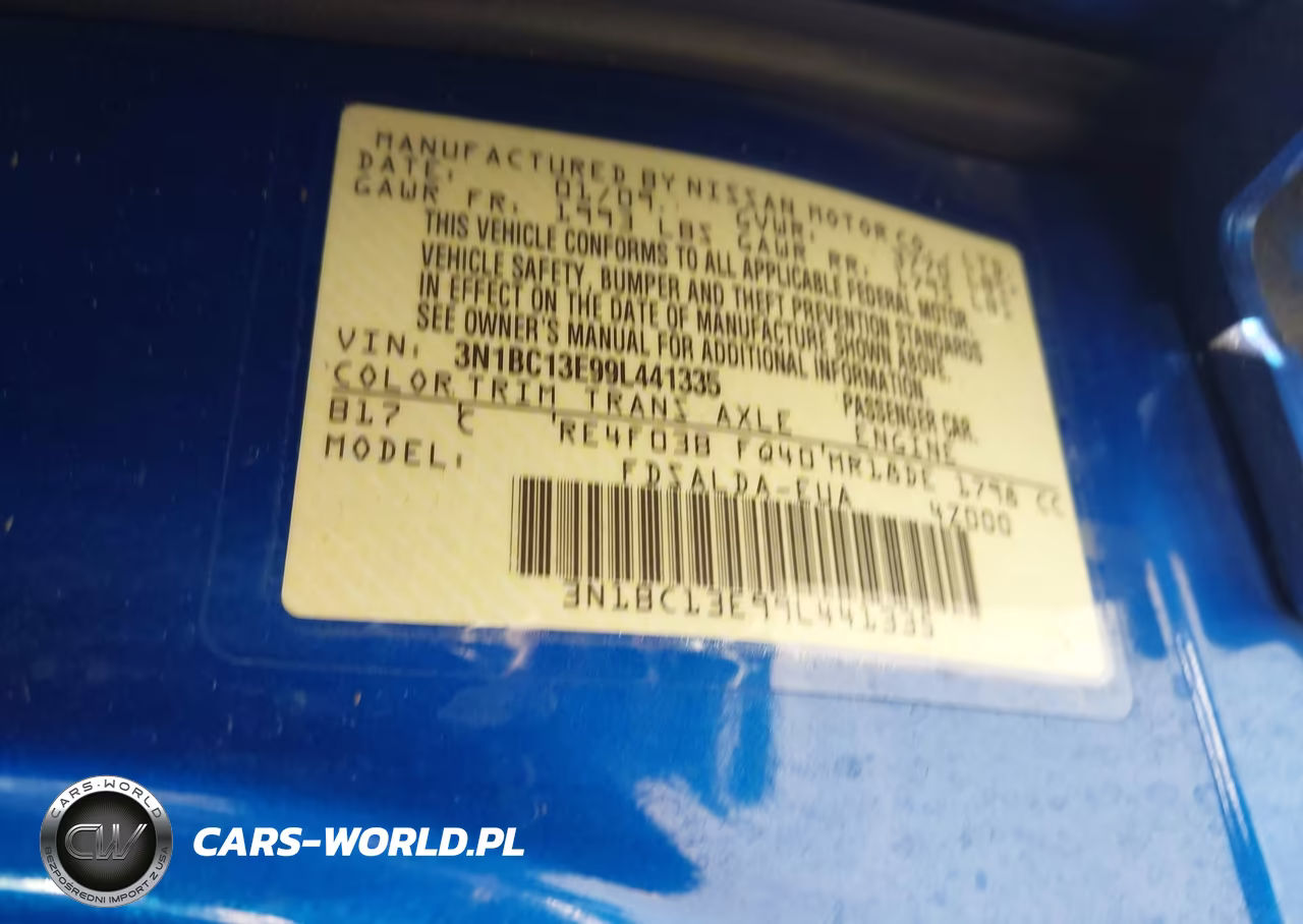 2009 Nissan Versa 1.8S VIN:3N1BC13E99L441335 - 9
