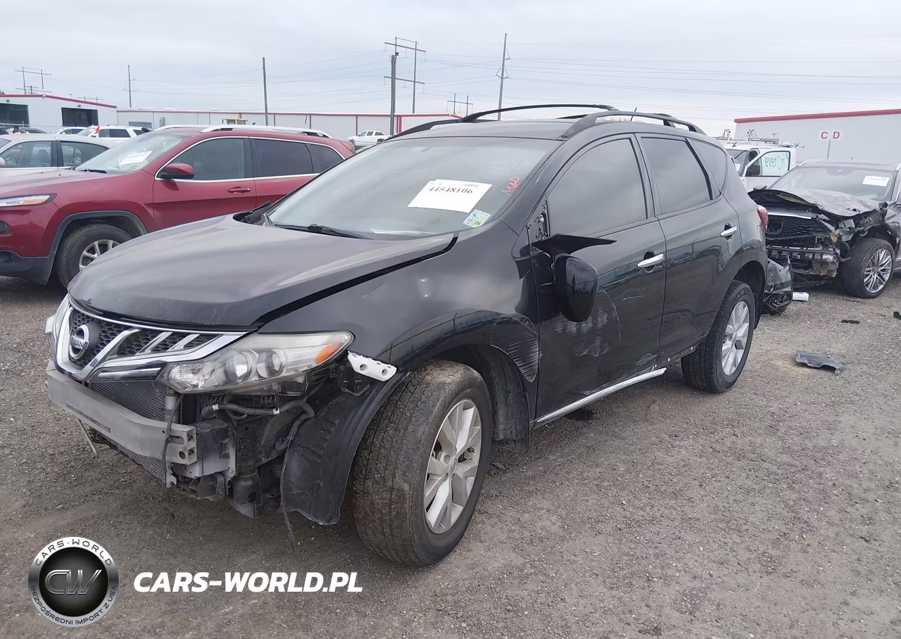 2013 Nissan Murano Sv VIN:JN8AZ1MU0DW209503 - 2