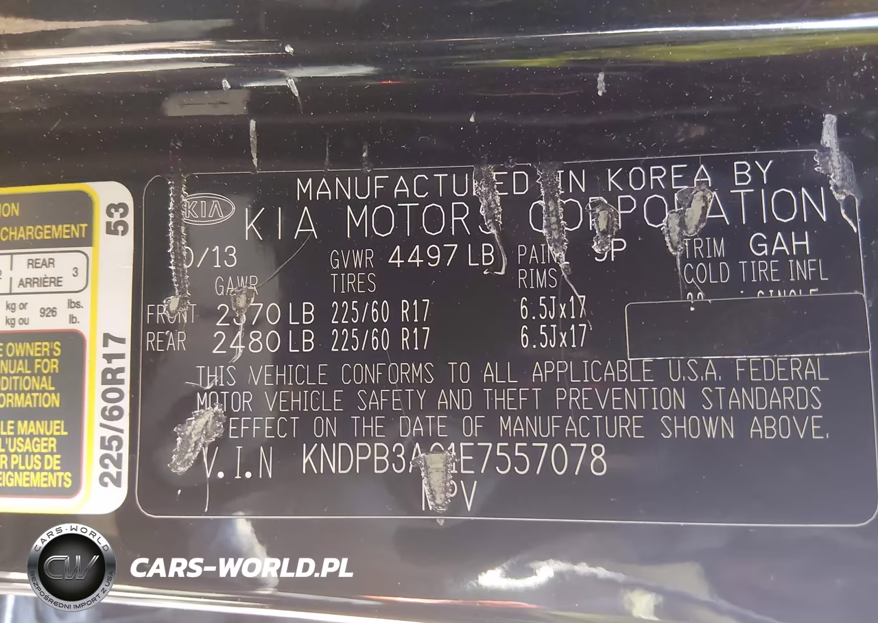 2014 Kia Sportage Lx VIN:KNDPB3AC1E7557078 - 9