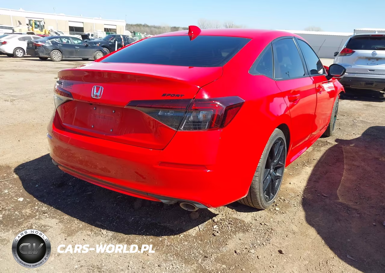2026 Honda Civic Sport VIN:2HGFE2F58TH511497 - 4