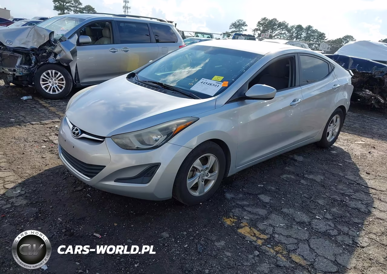 2014 Hyundai Elantra Se VIN:5NPDH4AEXEH516792 - 2