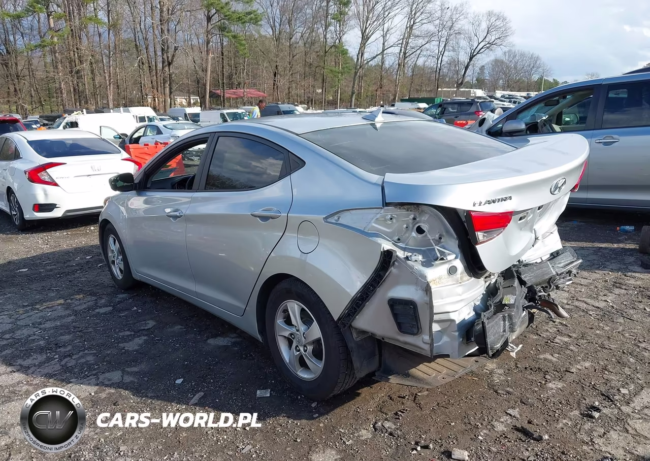 2014 Hyundai Elantra Se VIN:5NPDH4AEXEH516792 - 3
