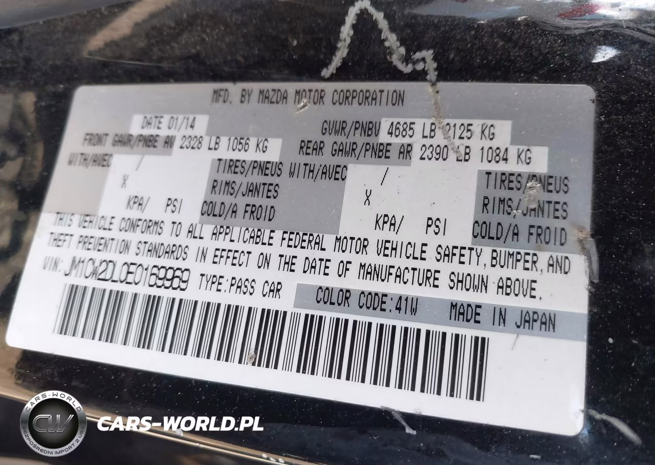 2014 Mazda Mazda5 Grand Touring VIN:JM1CW2DL0E0169969 - 9