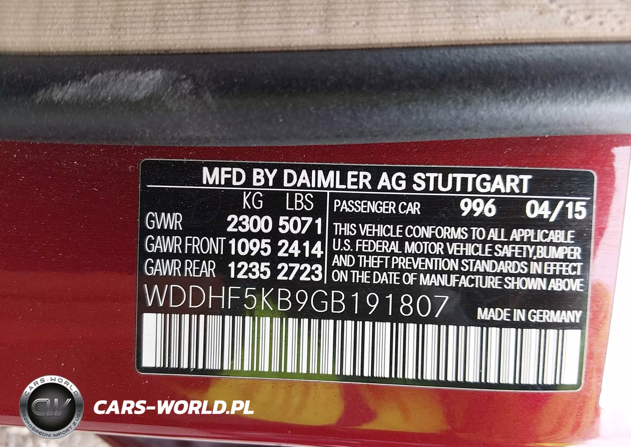 2016 Mercedes-Benz E 350 VIN:WDDHF5KB9GB191807 - 9