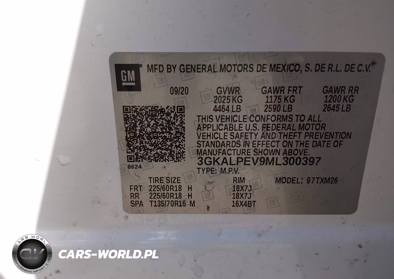 2021 GMC Terrain Fwd Slt VIN:3GKALPEV9ML300397 - 9