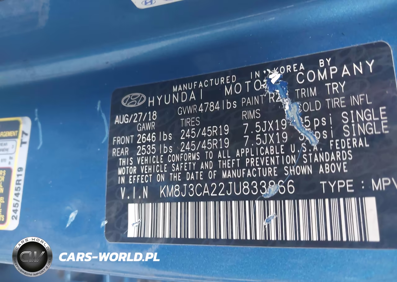 2018 Hyundai Tucson Value VIN:KM8J3CA22JU833866 - 9