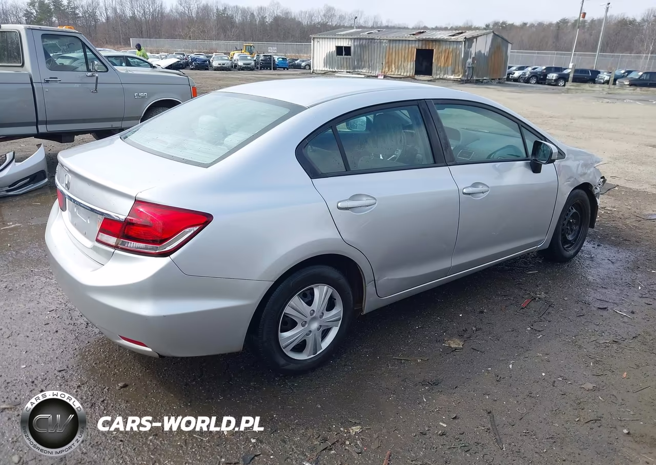 2014 Honda Civic Lx VIN:19XFB2F57EE214839 - 4