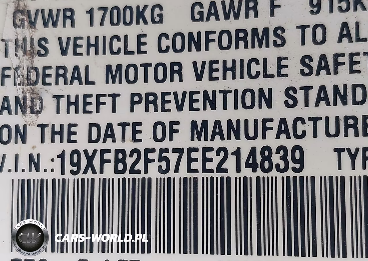 2014 Honda Civic Lx VIN:19XFB2F57EE214839 - 9