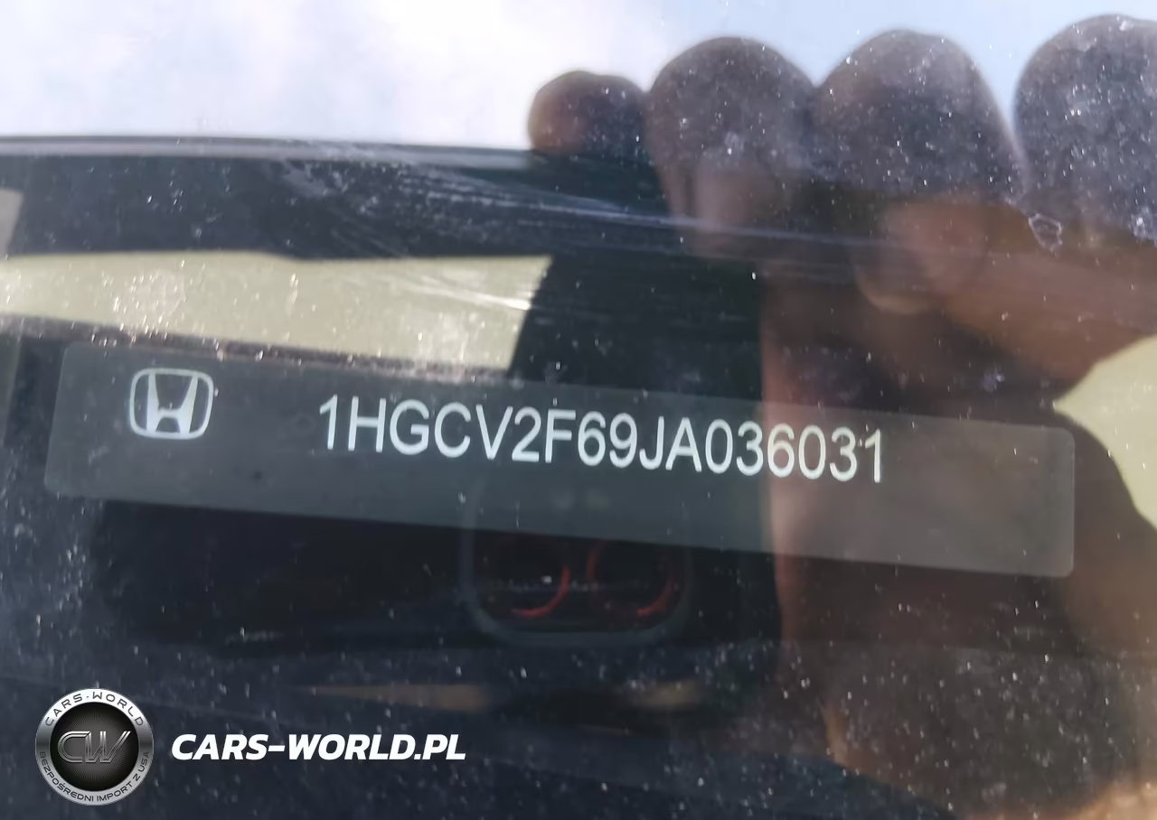 2018 Honda Accord Ex-L 2.0T VIN:1HGCV2F69JA036031 - 9