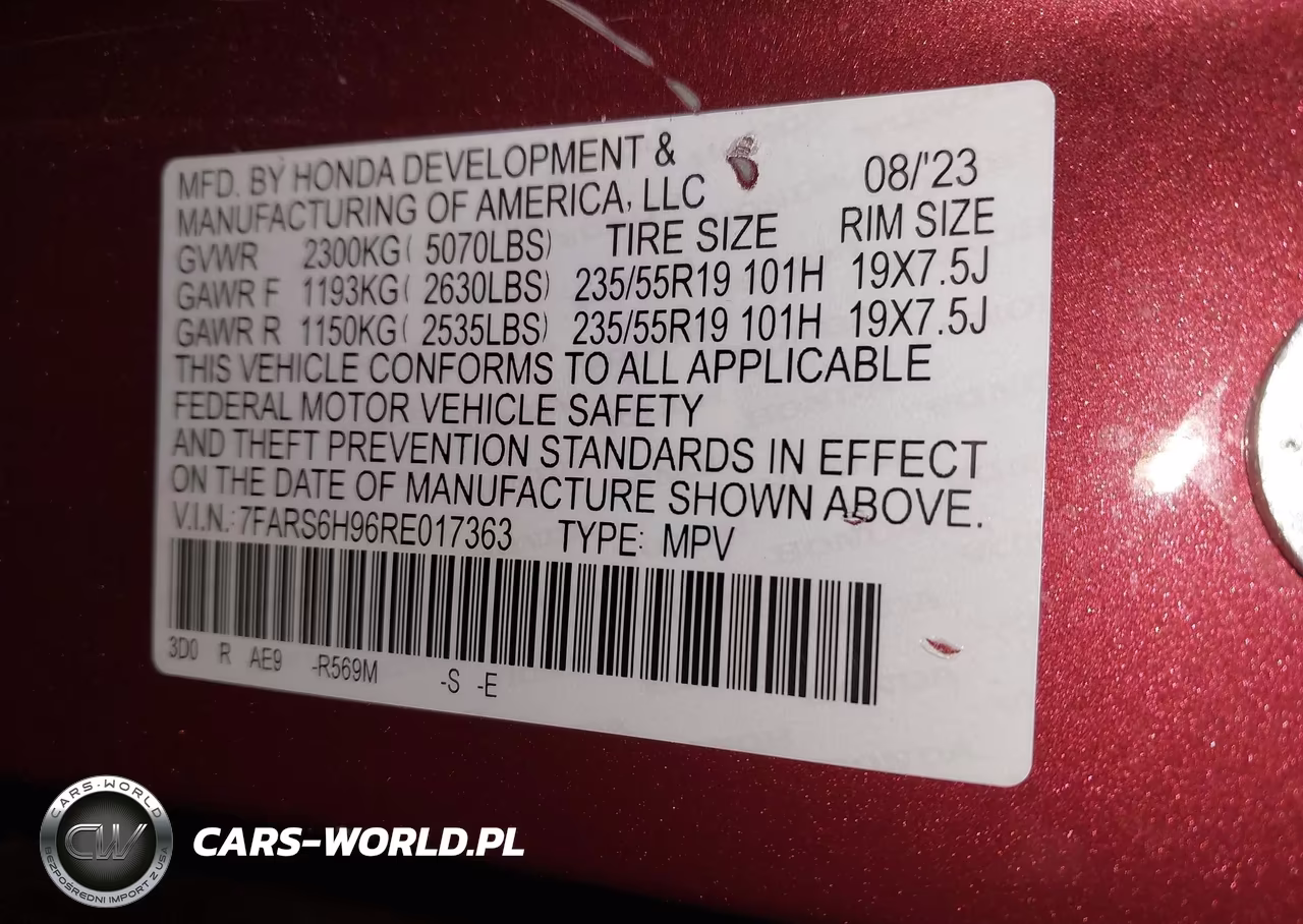 2024 Honda Cr-V Hybrid Sport Touring VIN:7FARS6H96RE017363 - 9